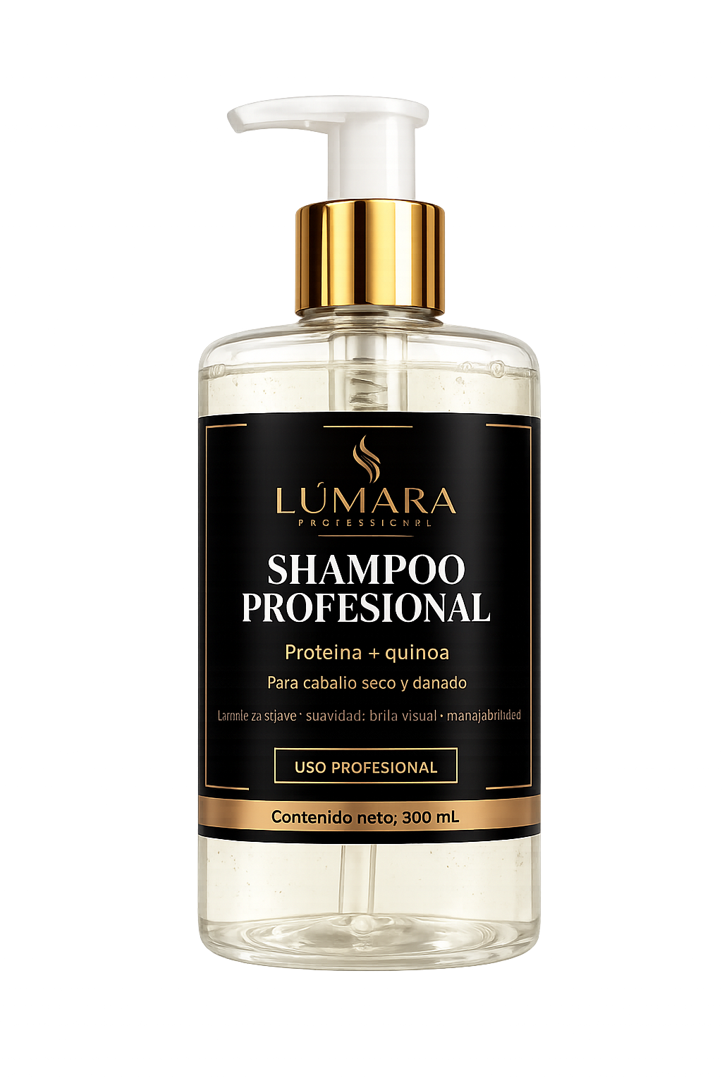 Shampoo demo LÚMARA